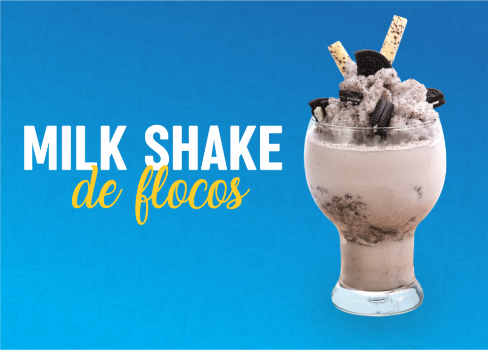 CREMOSO O Melhor Sorvete BLOG MILK SHAKE DE FLOCOS