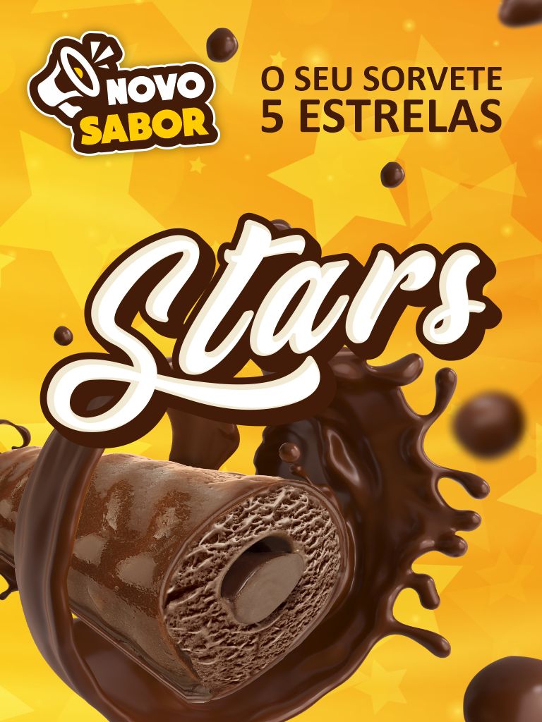 Sorvete Sabor 3 Chocolates LACTA 1,5 Litros